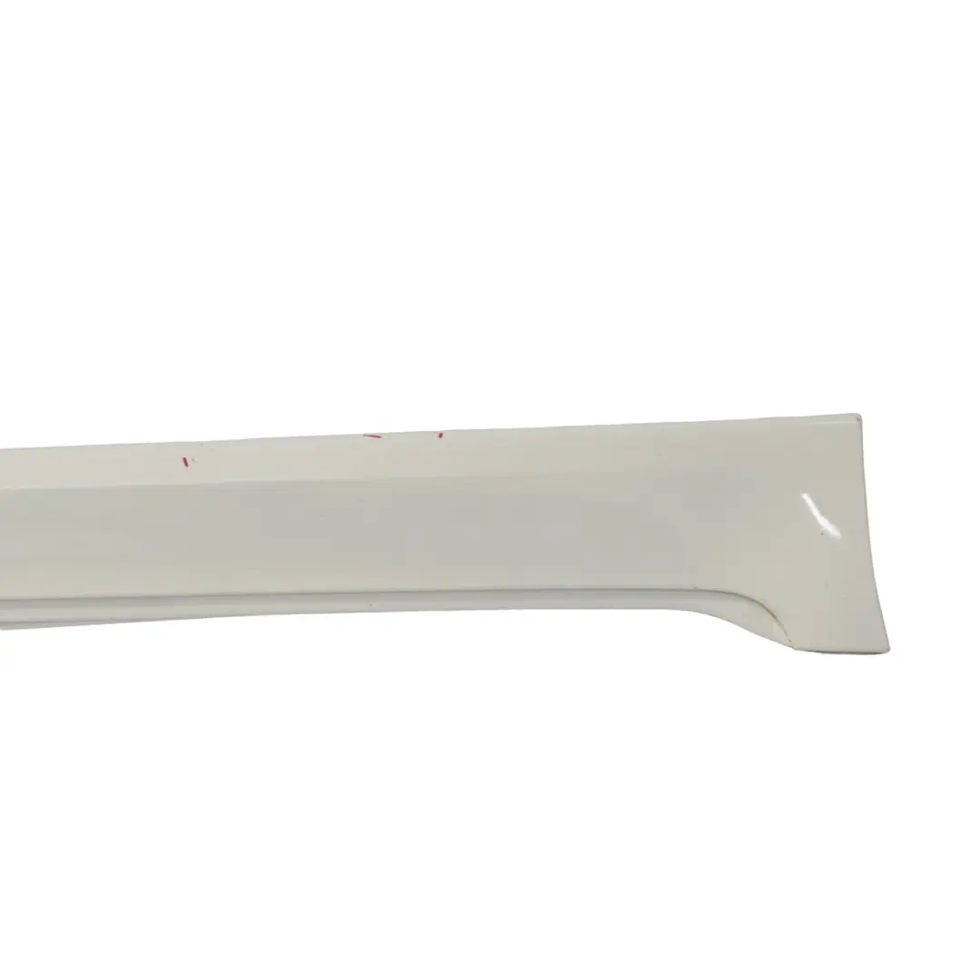 Side Skirt M5 M Sport Door Sill Cover Right O/S Alpinweiss White - 300 to BMW F10 with Part number 2298068 BMW F10 Side Skirt M5 M Sport Door Sill Cover Right O/S Alpinweiss White - 300 - SKU 2298068-AW - Part number 2298068