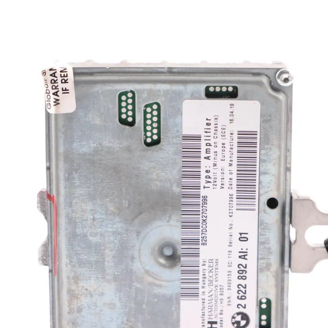 Control Unit BMW F20 F21 F22 F23 Module Active Sound Design to with Part number 2622892 Control Unit BMW F20 F21 F22 F23 Module Active Sound Design - SKU 2622892-1 - Part number 2622892