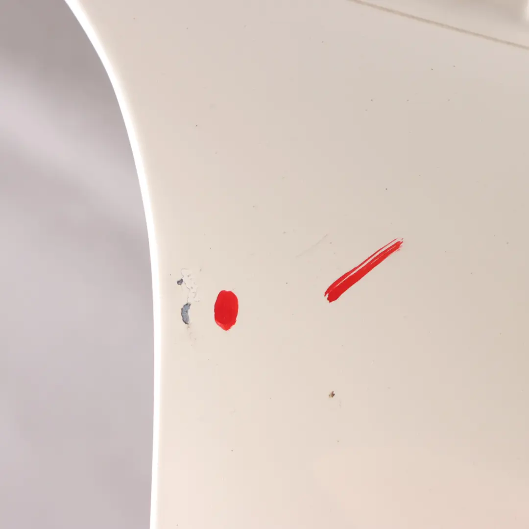 Front Right O/S Wing Side Panel Pepper White - 850 to Mini R55 R56 R57 8 with Part number 2754726 Mini R55 R56 R57 8 Front Right O/S Wing Side Panel Pepper White - 850 - SKU 2754726-PW8 - Part number 2754726