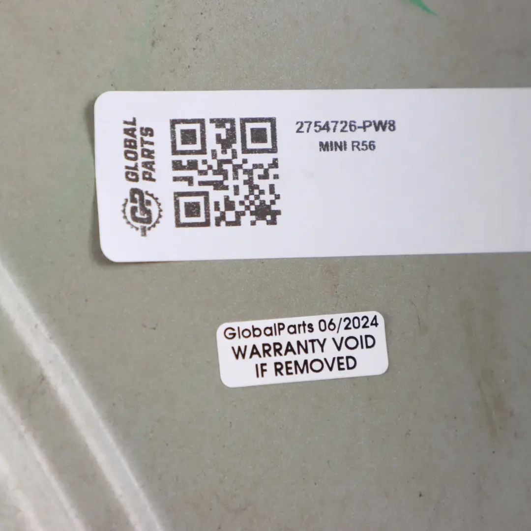 Front Right O/S Wing Side Panel Pepper White - 850 to Mini R55 R56 R57 8 with Part number 2754726 Mini R55 R56 R57 8 Front Right O/S Wing Side Panel Pepper White - 850 - SKU 2754726-PW8 - Part number 2754726