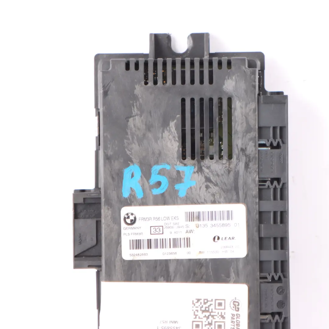 Footwell Light Module Low EKS ECU PL3 FRM3R to Mini Cooper One R57 with Part number 3455895 Mini Cooper One R57 Footwell Light Module Low EKS ECU PL3 FRM3R - SKU 3455895-1 - Part number 3455895