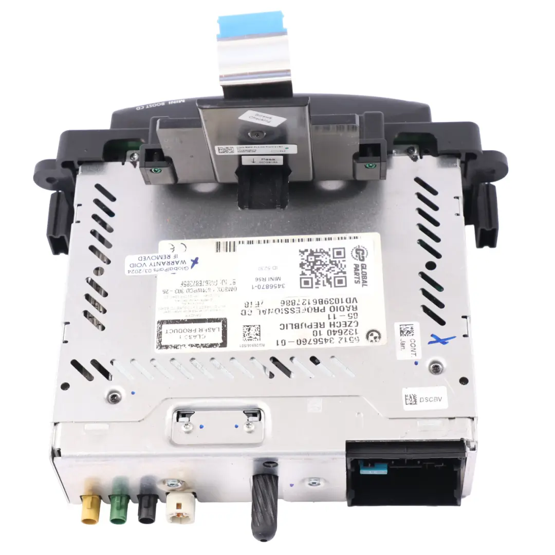 Mini Cooper One R55 R56 R57 LCI R60 Radio Boost CD Player Unit - SKU 3456760-1 - Part number 3456760