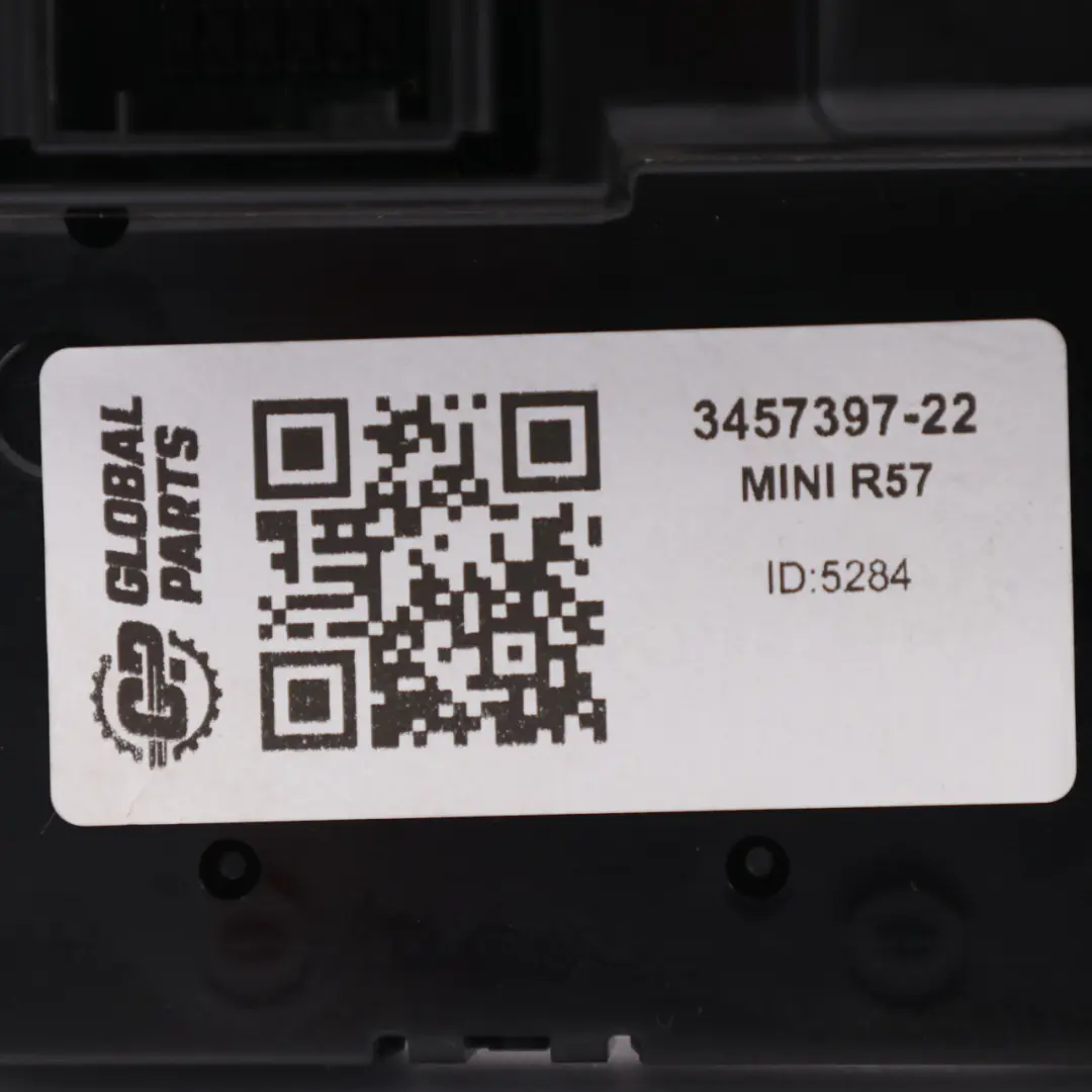 Mini Cooper R57 LCI 13 Automatic Air Conditioning A/C Control Unit Module - SKU 3457397-22 - Part number 3457397