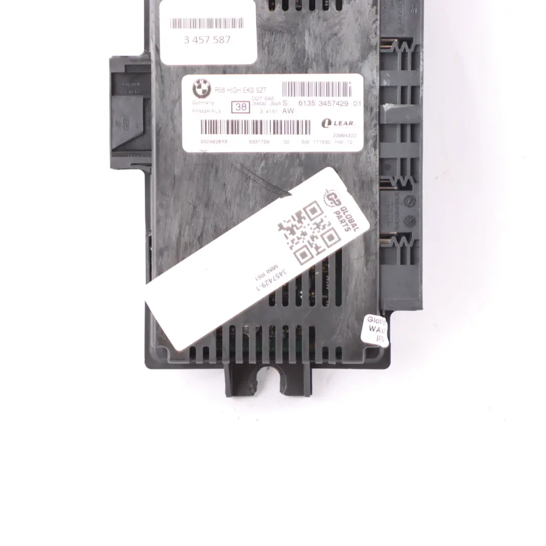 Module d'éclairage l'habitacle Haut FRM3R PL3 Lear pour Mini Cooper R61 à propos du numéro de pièce 3457429 Mini Cooper R61 Module d'éclairage l'habitacle Haut FRM3R PL3 Lear - SKU 3457429-1 - Numéro de pièce 3457429