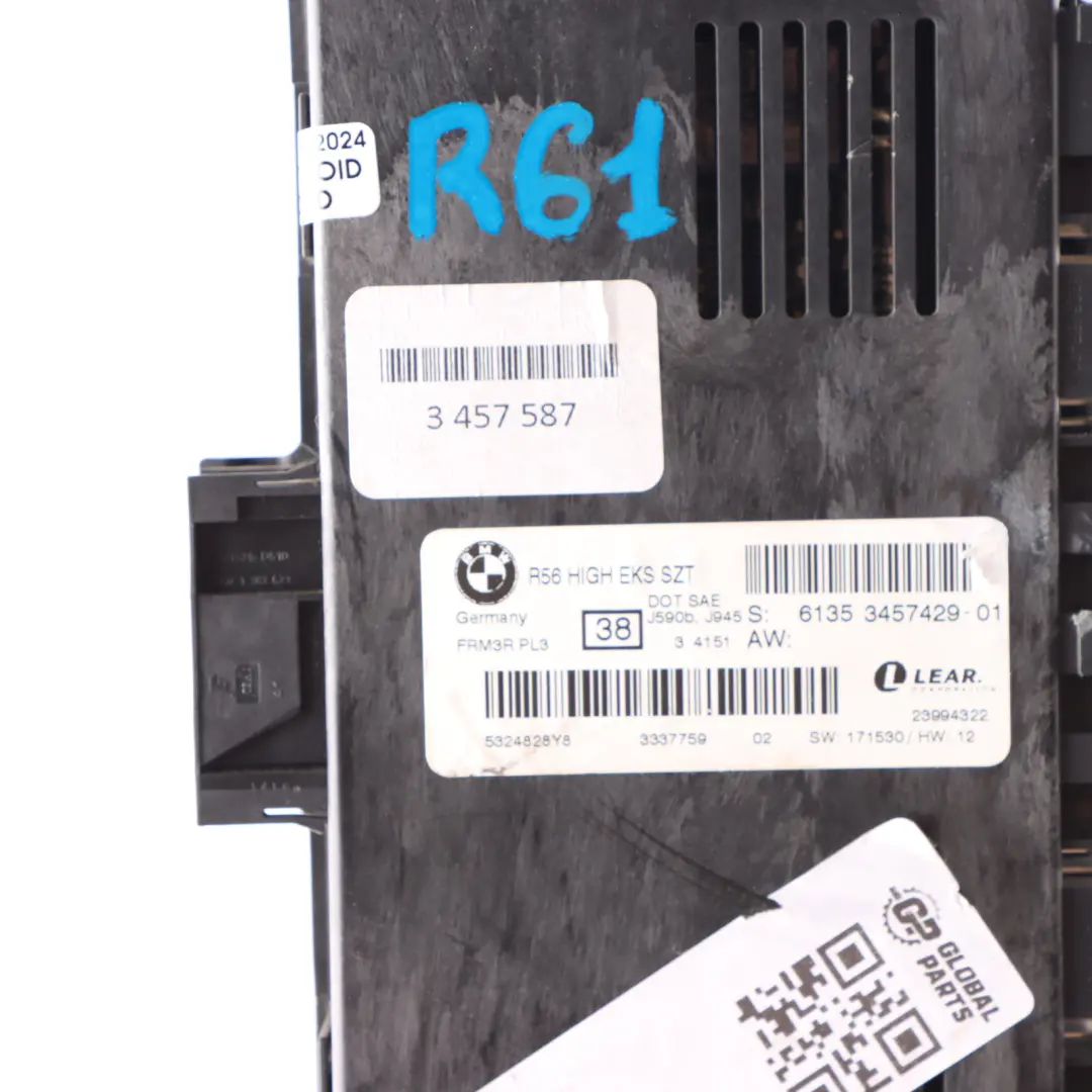 Module d'éclairage l'habitacle Haut FRM3R PL3 Lear pour Mini Cooper R61 à propos du numéro de pièce 3457429 Mini Cooper R61 Module d'éclairage l'habitacle Haut FRM3R PL3 Lear - SKU 3457429-1 - Numéro de pièce 3457429
