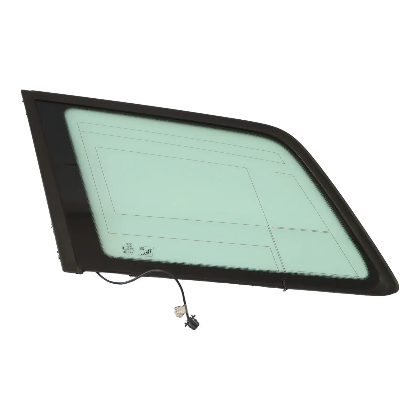 Audi A6 C5 Avant Finestrino laterale pannello quarto posteriore sinistro AS2