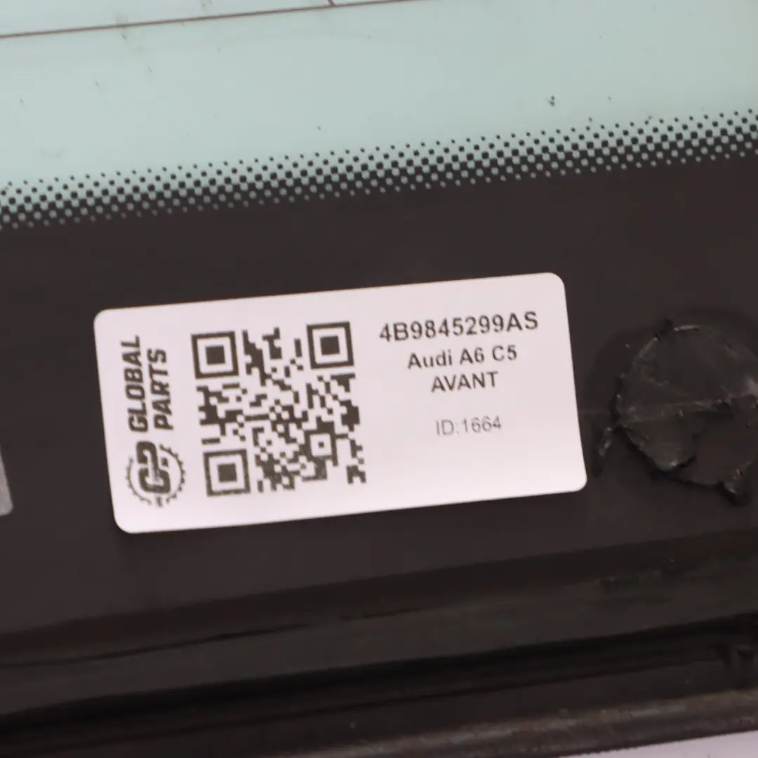  Fenster Audi A6 C5 Avant Seitenscheibe Hintere Viertelverkleidung Links AS2 - SKU 4B9845299AS - Teilenummer 4B9845299AS