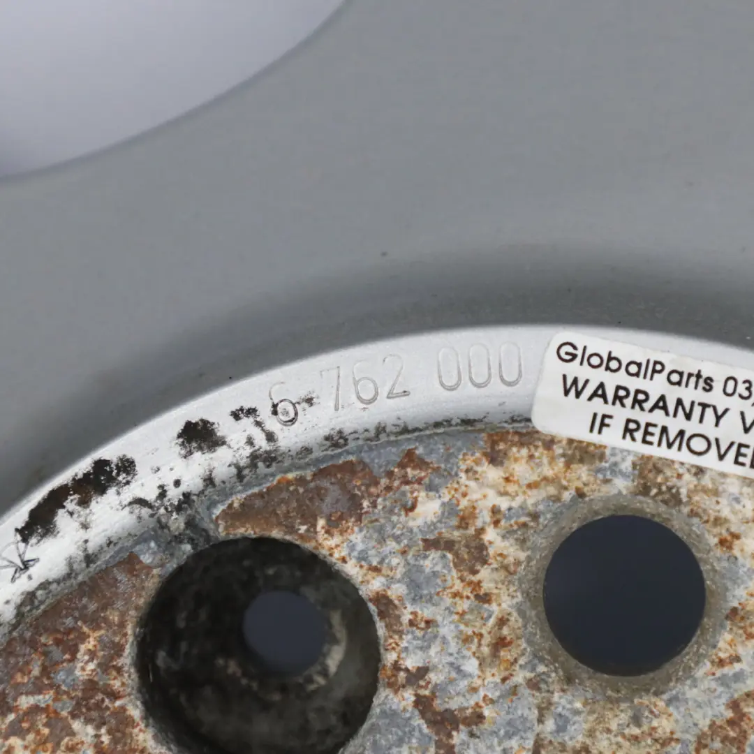 Alloy Wheel Rim 16" Trapezoid Spoke 134 ET20 7J to BMW E60 E61 Silver with Part number 6762000 BMW E60 E61 Silver Alloy Wheel Rim 16" Trapezoid Spoke 134 ET20 7J - SKU 6762000-4 - Part number 6762000