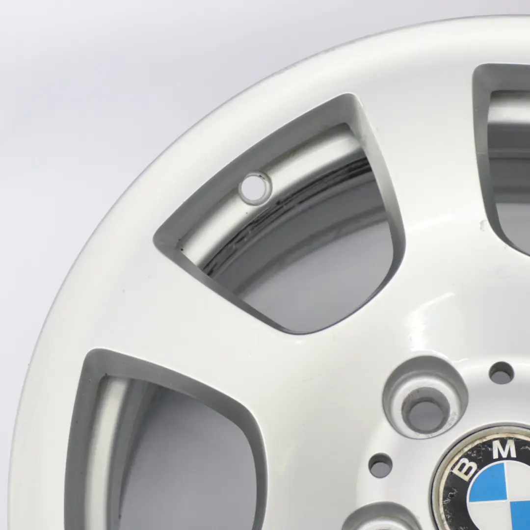 Alloy Wheel Rim 16" Trapezoid Spoke 134 ET20 7J to BMW E60 E61 Silver with Part number 6762000 BMW E60 E61 Silver Alloy Wheel Rim 16" Trapezoid Spoke 134 ET20 7J - SKU 6762000-4 - Part number 6762000