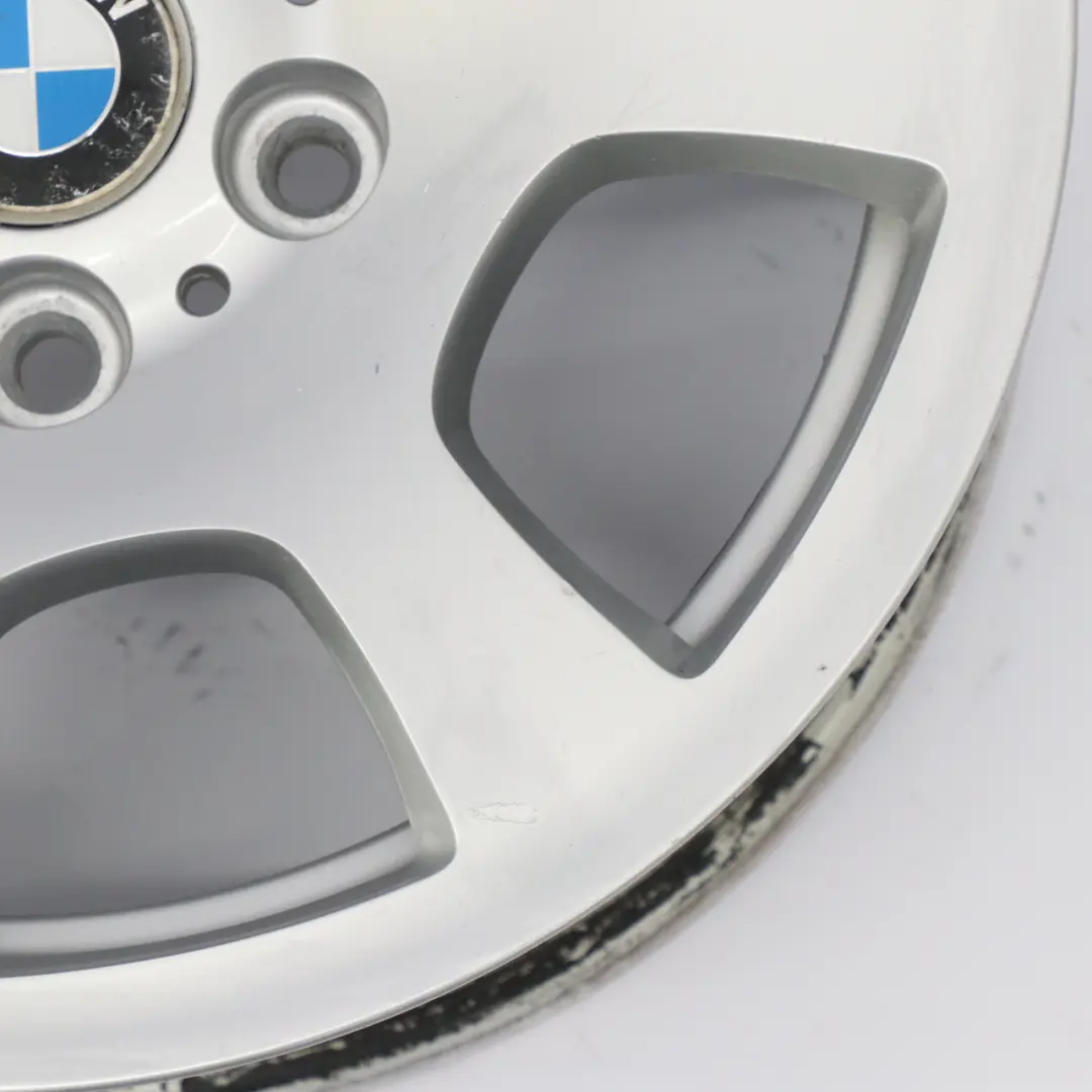 BMW E60 E61 Silver Alloy Wheel Rim 16" Trapezoid Spoke 134 ET20 7J - SKU 6762000-4 - Part number 6762000