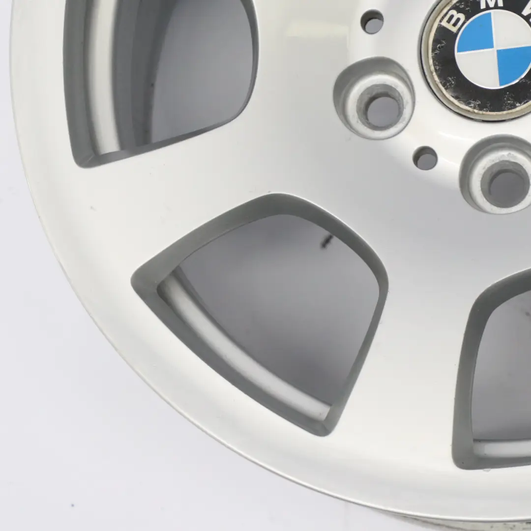 Alloy Wheel Rim 16" Trapezoid Spoke 134 ET20 7J to BMW E60 E61 Silver with Part number 6762000 BMW E60 E61 Silver Alloy Wheel Rim 16" Trapezoid Spoke 134 ET20 7J - SKU 6762000-4 - Part number 6762000