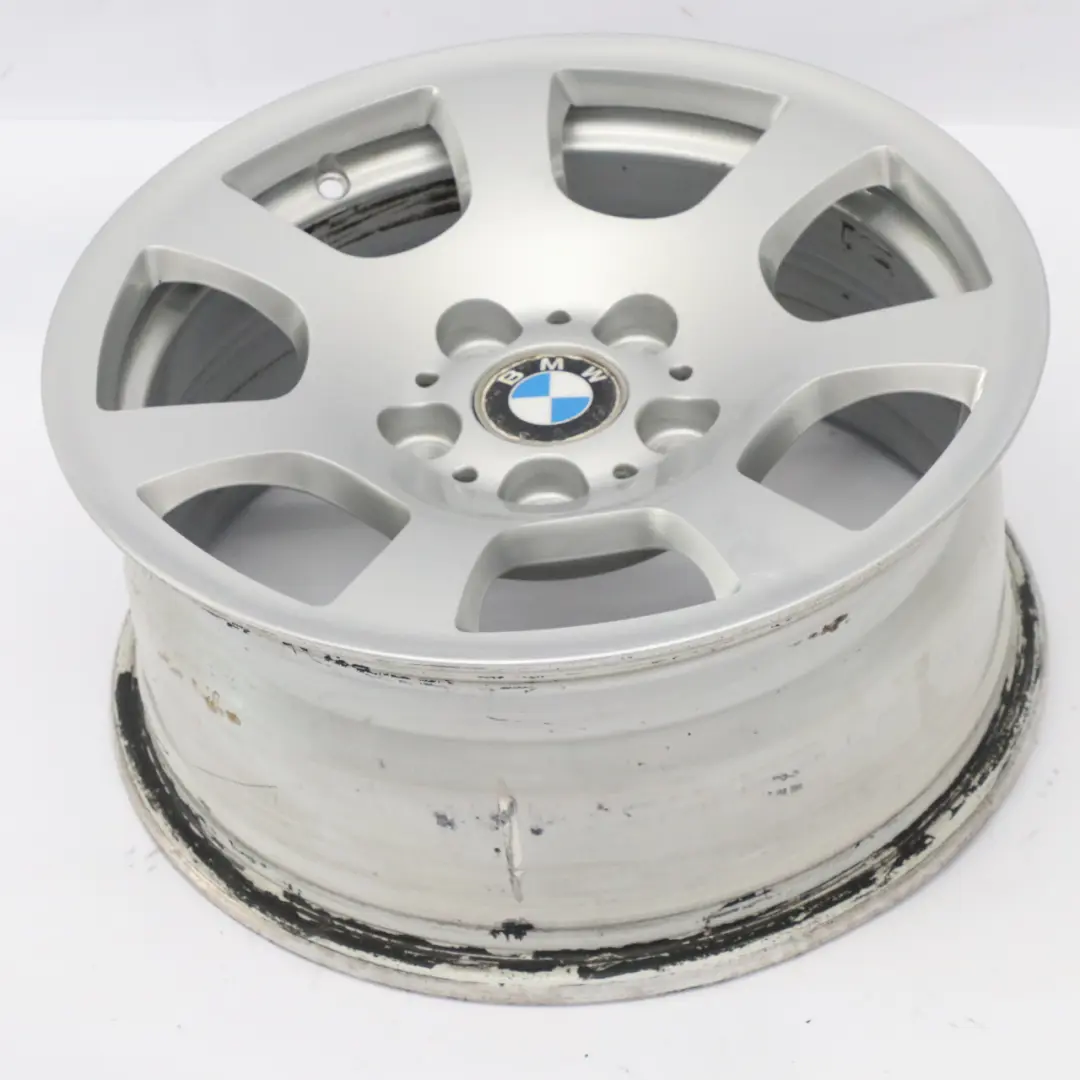 Alloy Wheel Rim 16" Trapezoid Spoke 134 ET20 7J to BMW E60 E61 Silver with Part number 6762000 BMW E60 E61 Silver Alloy Wheel Rim 16" Trapezoid Spoke 134 ET20 7J - SKU 6762000-4 - Part number 6762000