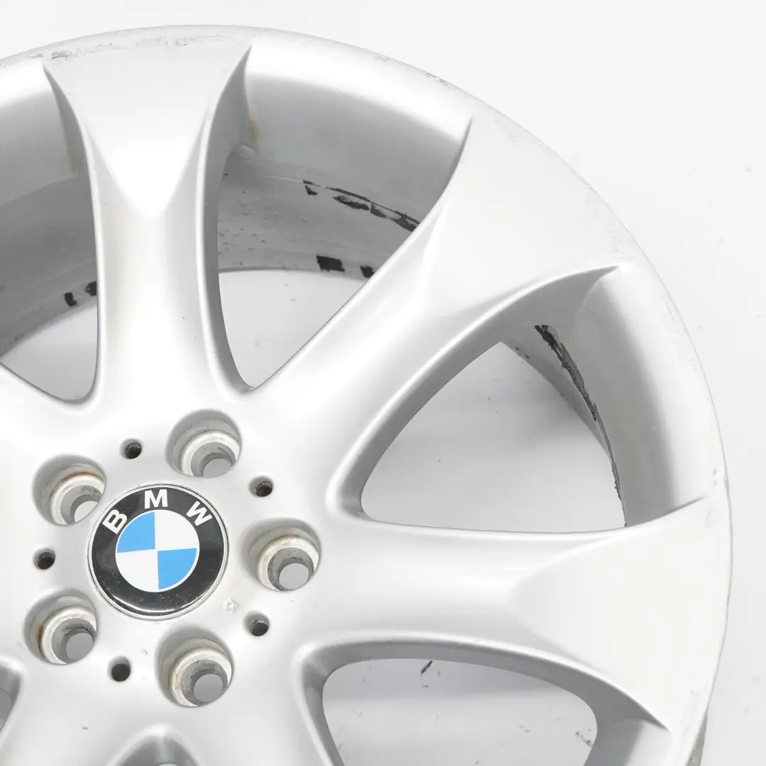 Vorne Silber Alufelge Alu Felge 20" ET:45 9,5J V-Speiche 168 für BMW X5 E53 mit Teilenummer 6766068 BMW X5 E53 Vorne Silber Alufelge Alu Felge 20" ET:45 9,5J V-Speiche 168 - SKU 6766068-3 - Teilenummer 6766068