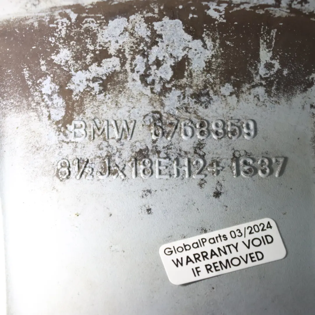 Llanta aleación trasera 18" 8,5J ET:37 para BMW E90 E91 E92 E93 con número de pieza 6768859 BMW E90 E91 E92 E93 Llanta aleación trasera 18" 8,5J ET:37 - SKU 6768859-7 - Número de pieza 6768859