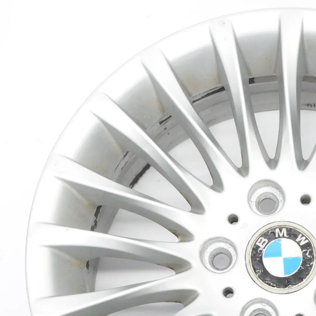 BMW E90 E91 llanta de aleación de plata 17 "ET:34 8J Spider Spoke 187 - SKU 6768969-2 - Número de pieza 6768969