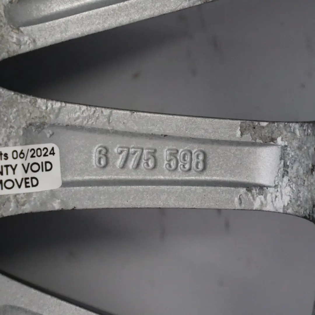 BMW E90 E91 E92 E93 Czarna Felga Aluminiowa 17" ET:34 8J - SKU 6775598-2 - Numer Części 6775598