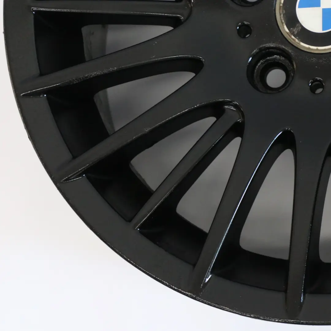 Schwarz Felge 17" Spider Speiche 160 ET:34 8J für BMW E90 E91 E92 E93 mit Teilenummer 6775598 BMW E90 E91 E92 E93 Schwarz Felge 17" Spider Speiche 160 ET:34 8J - SKU 6775598-2 - Teilenummer 6775598