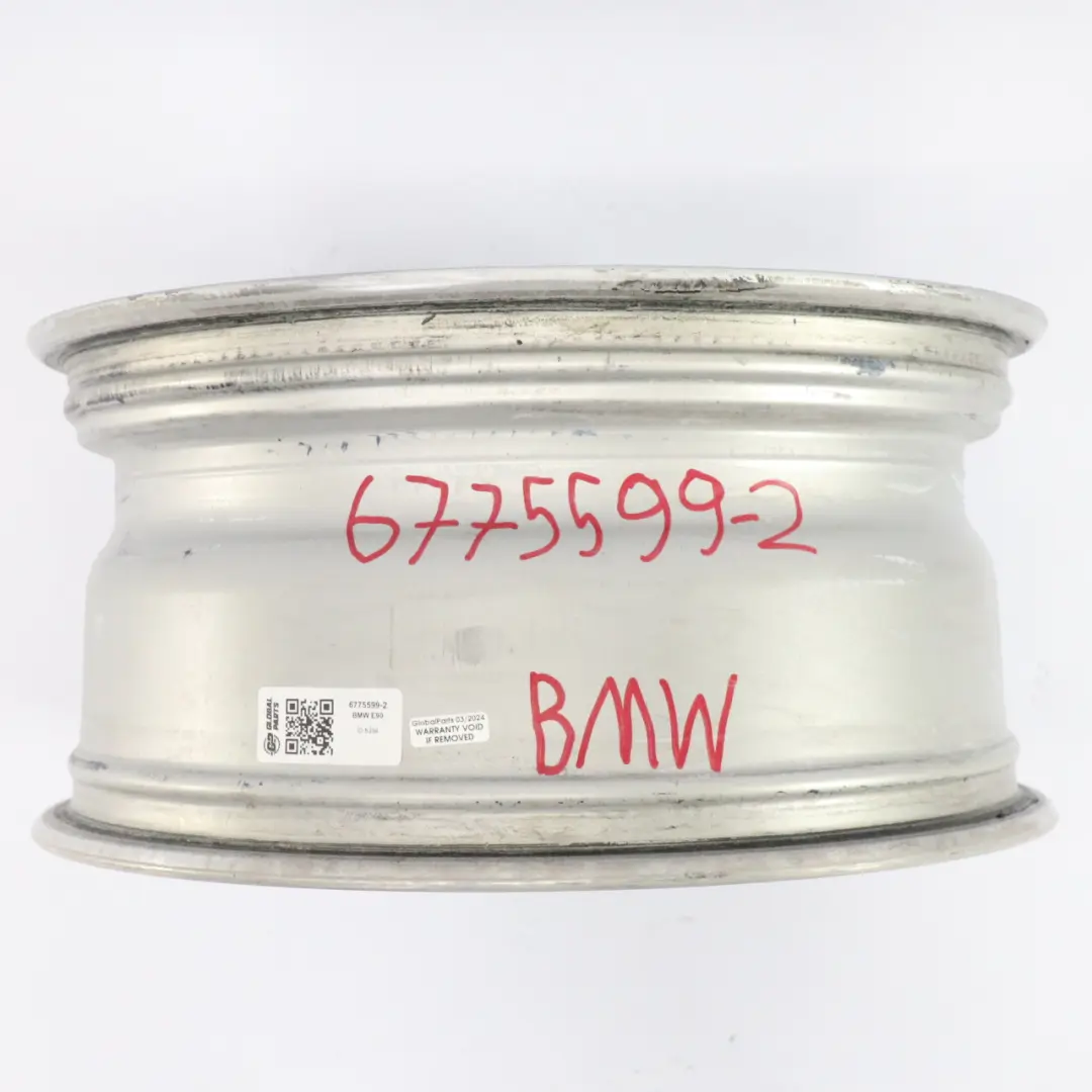 BMW E90 E91 E92 Argento Cerchio AlluMini o Alufelge 17" Doppio Raggio 161 - SKU 6775599-2 - Numero di parte 6775599