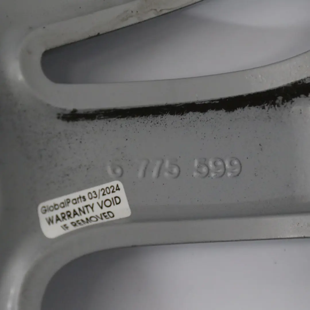 BMW E90 E91 E92 Argento Cerchio AlluMini o Alufelge 17" Doppio Raggio 161 - SKU 6775599-2 - Numero di parte 6775599