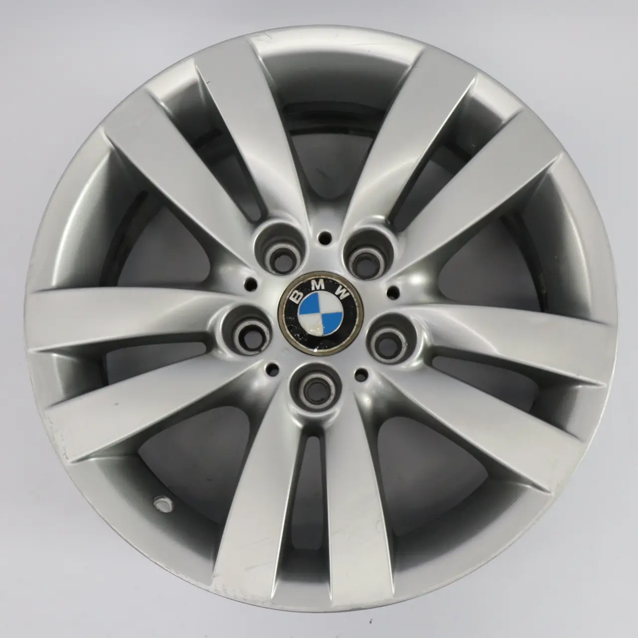 BMW E90 E91 E92 Argento Cerchio AlluMini o Alufelge 17" Doppio Raggio 161