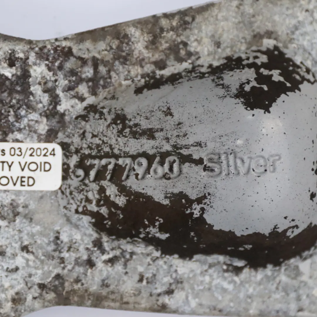 Alloy Rim 17" 7J 5 Star Pace Spoke 110 to Mini Cooper R50 R55 R56 Silver Wheel with Part number 6777960 Mini Cooper R50 R55 R56 Silver Wheel Alloy Rim 17" 7J 5 Star Pace Spoke 110 - SKU 6777960-1 - Part number 6777960