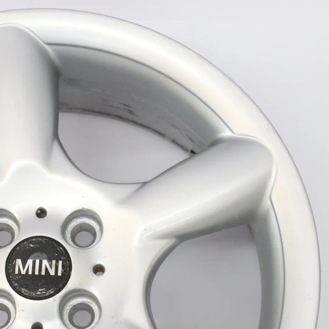 Mini Cooper R50 R55 R56 Argento Cerchio in lega 17" 7J 5 Star Pace Spoke 110 - SKU 6777960-1 - Numero di parte 6777960