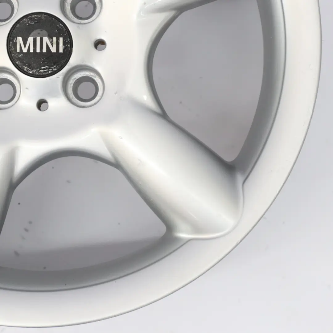 Alloy Rim 17" 7J 5 Star Pace Spoke 110 to Mini Cooper R50 R55 R56 Silver Wheel with Part number 6777960 Mini Cooper R50 R55 R56 Silver Wheel Alloy Rim 17" 7J 5 Star Pace Spoke 110 - SKU 6777960-1 - Part number 6777960