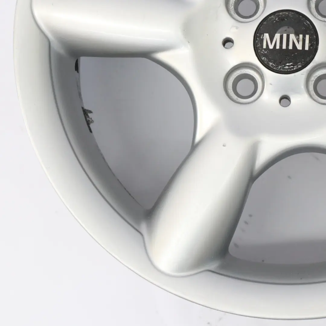 Mini Cooper R50 R55 R56 Argento Cerchio in lega 17" 7J 5 Star Pace Spoke 110 - SKU 6777960-1 - Numero di parte 6777960