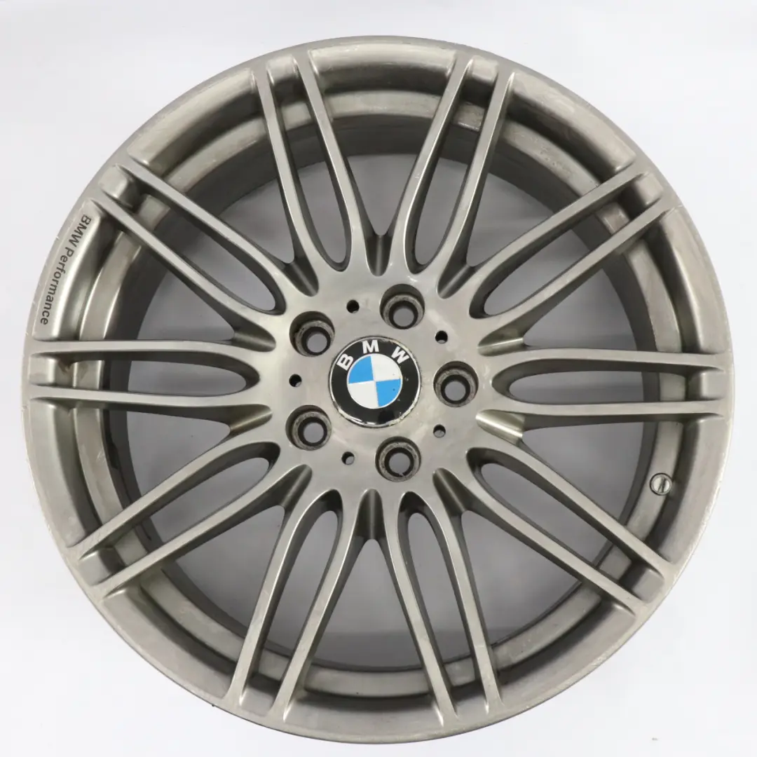 BMW E90 E91 Jante alliage roues avant grises 19" Double Spoke 8J ET:37 - SKU 6781046-1 - Numéro de pièce 6781046