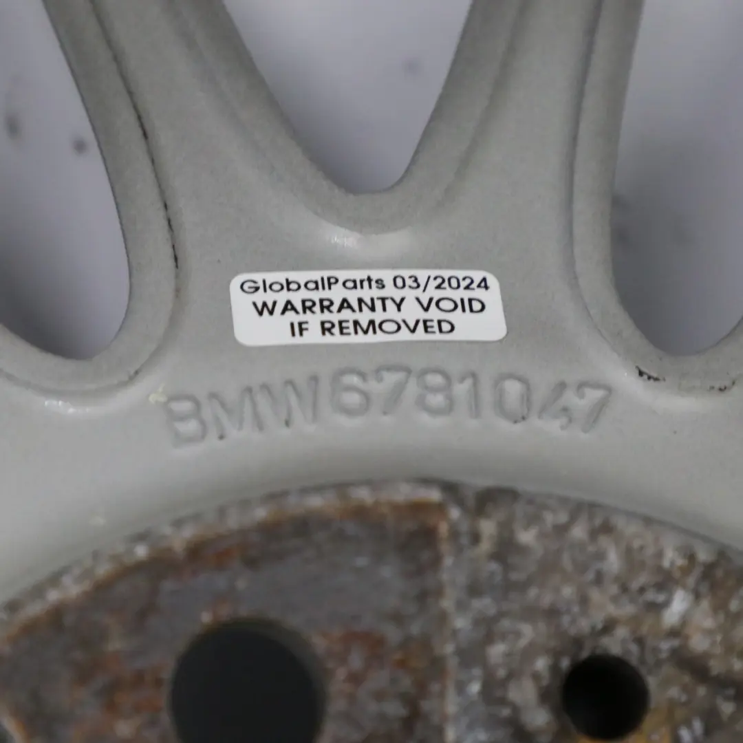 BMW E90 E91 Grey Rear Wheel Alloy Rim 19" Double Spoke 269 9J ET:39 - SKU 6781047-1 - Part number 6781047