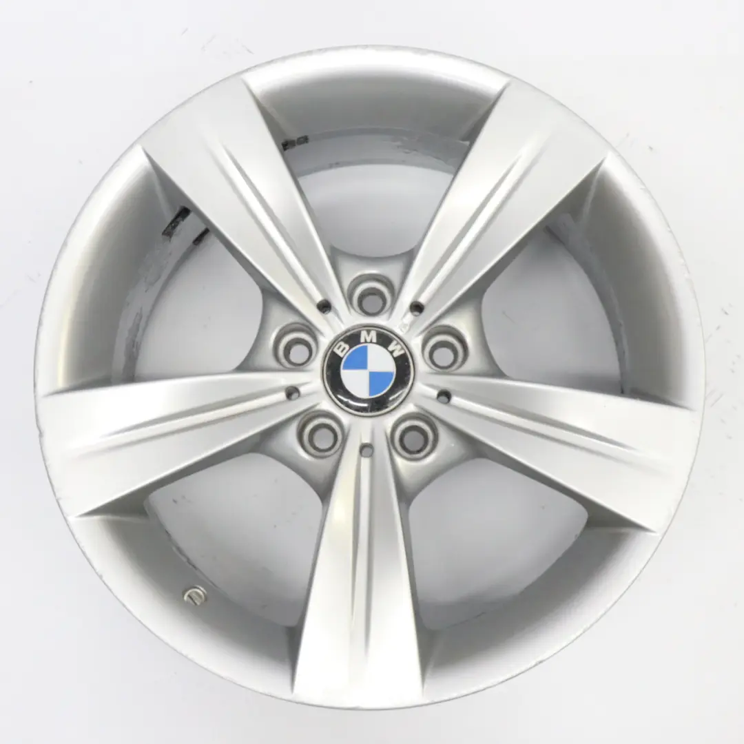 Front Silver Wheel Alloy Rim 18" Star Spoke 287 8j ET:34 to Bmw E90 E91 E92 with Part number 6783634 Bmw E90 E91 E92 Front Silver Wheel Alloy Rim 18" Star Spoke 287 8j ET:34 - SKU 6783634-2 - Part number 6783634