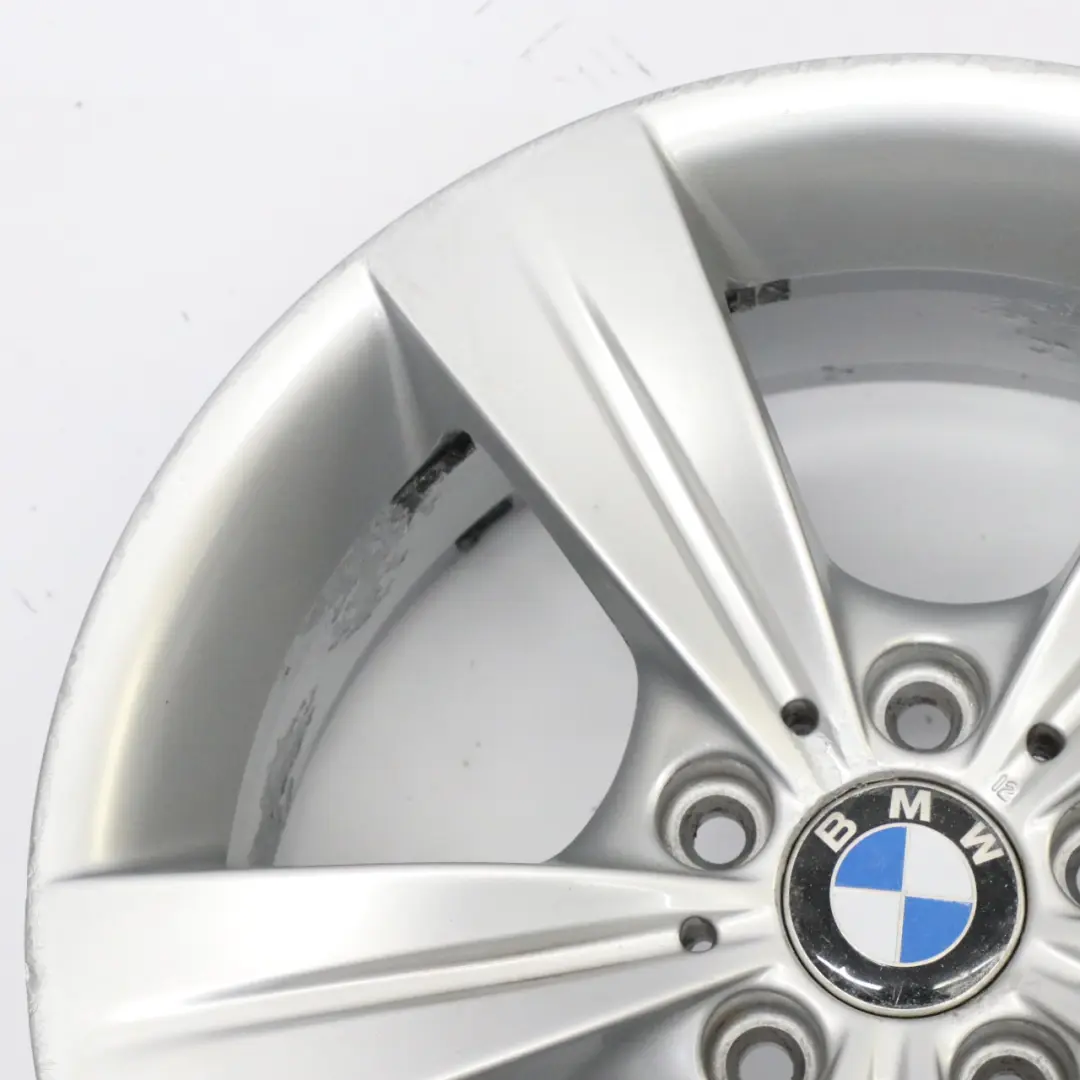 Front Silver Wheel Alloy Rim 18" Star Spoke 287 8j ET:34 to Bmw E90 E91 E92 with Part number 6783634 Bmw E90 E91 E92 Front Silver Wheel Alloy Rim 18" Star Spoke 287 8j ET:34 - SKU 6783634-2 - Part number 6783634