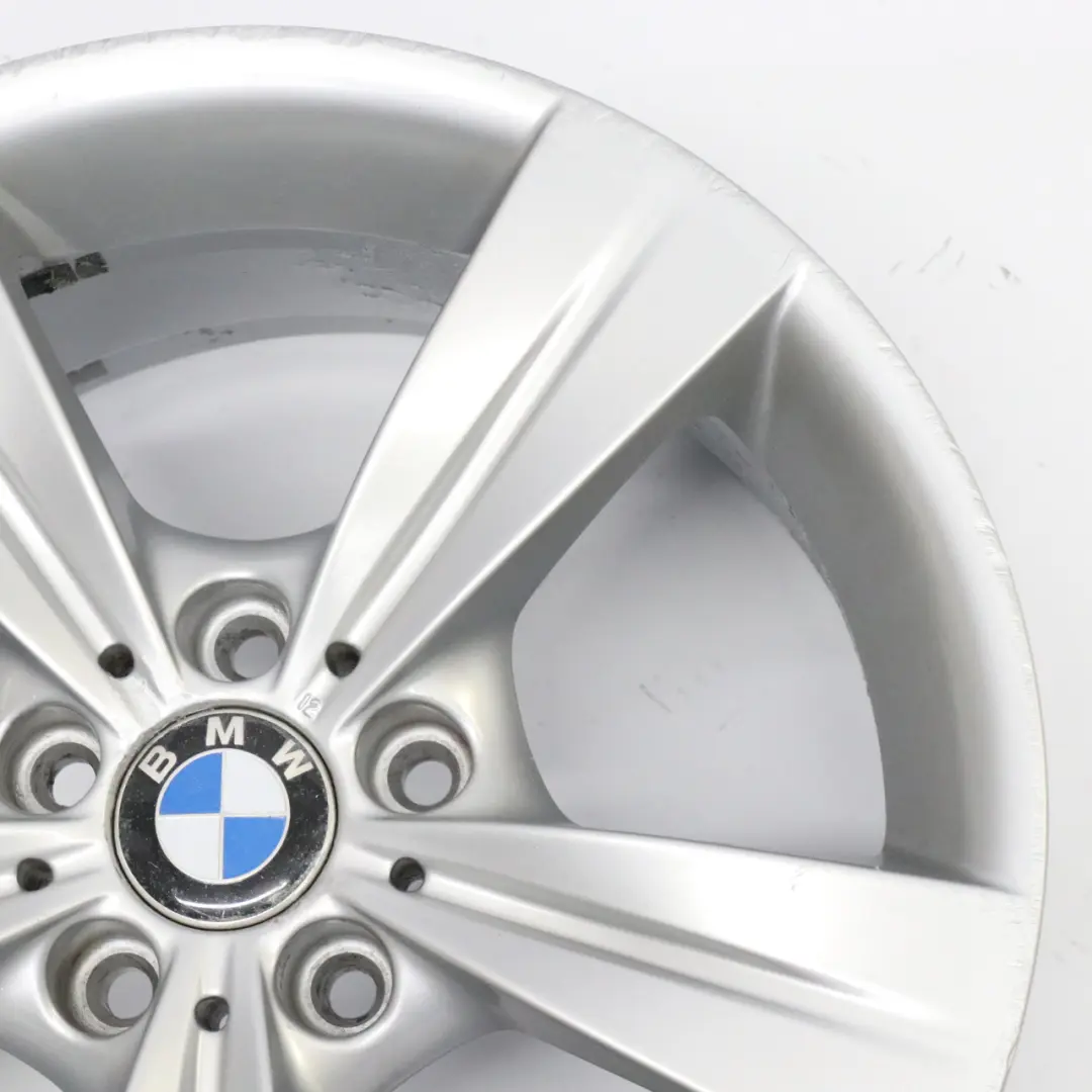 Front Silver Wheel Alloy Rim 18" Star Spoke 287 8j ET:34 to Bmw E90 E91 E92 with Part number 6783634 Bmw E90 E91 E92 Front Silver Wheel Alloy Rim 18" Star Spoke 287 8j ET:34 - SKU 6783634-2 - Part number 6783634