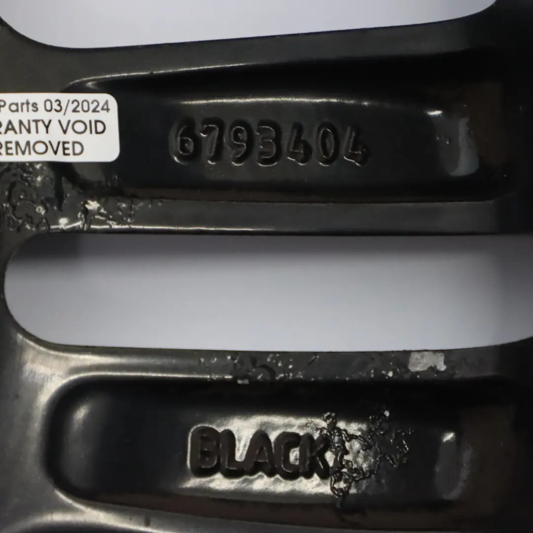 Llanta de aleación negra 16" 6,5J ET:48 Twin Spoke 119 para Mini R55 R56 R57 con número de pieza 6793404 Mini R55 R56 R57 Llanta de aleación negra 16" 6,5J ET:48 Twin Spoke 119 - SKU 6793404-2 - Número de pieza 6793404