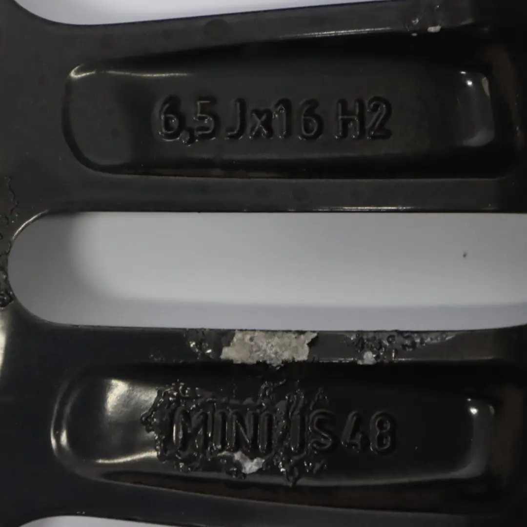 Alloy Rim 16" 6,5J ET:48 Twin Spoke 119 to Mini R55 R56 R57 Black Wheel with Part number 6793404 Mini R55 R56 R57 Black Wheel Alloy Rim 16" 6,5J ET:48 Twin Spoke 119 - SKU 6793404-2 - Part number 6793404