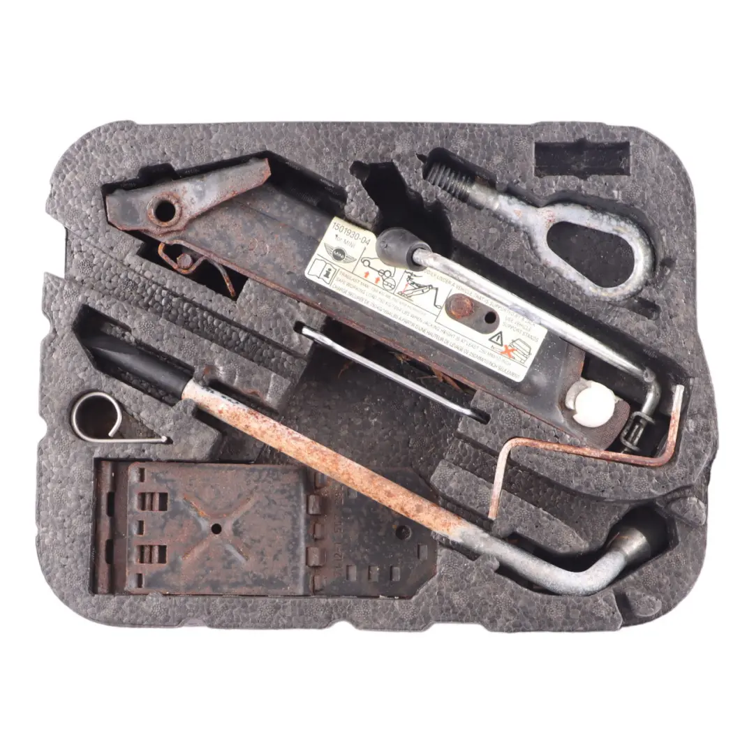 Spare Wheel Tool Storage Set Tray Mobility System to Mini Cooper One R56 R57 R59 with Part number 6795816 Mini Cooper One R56 R57 R59 Spare Wheel Tool Storage Set Tray Mobility System - SKU 6795816-6 - Part number 6795816