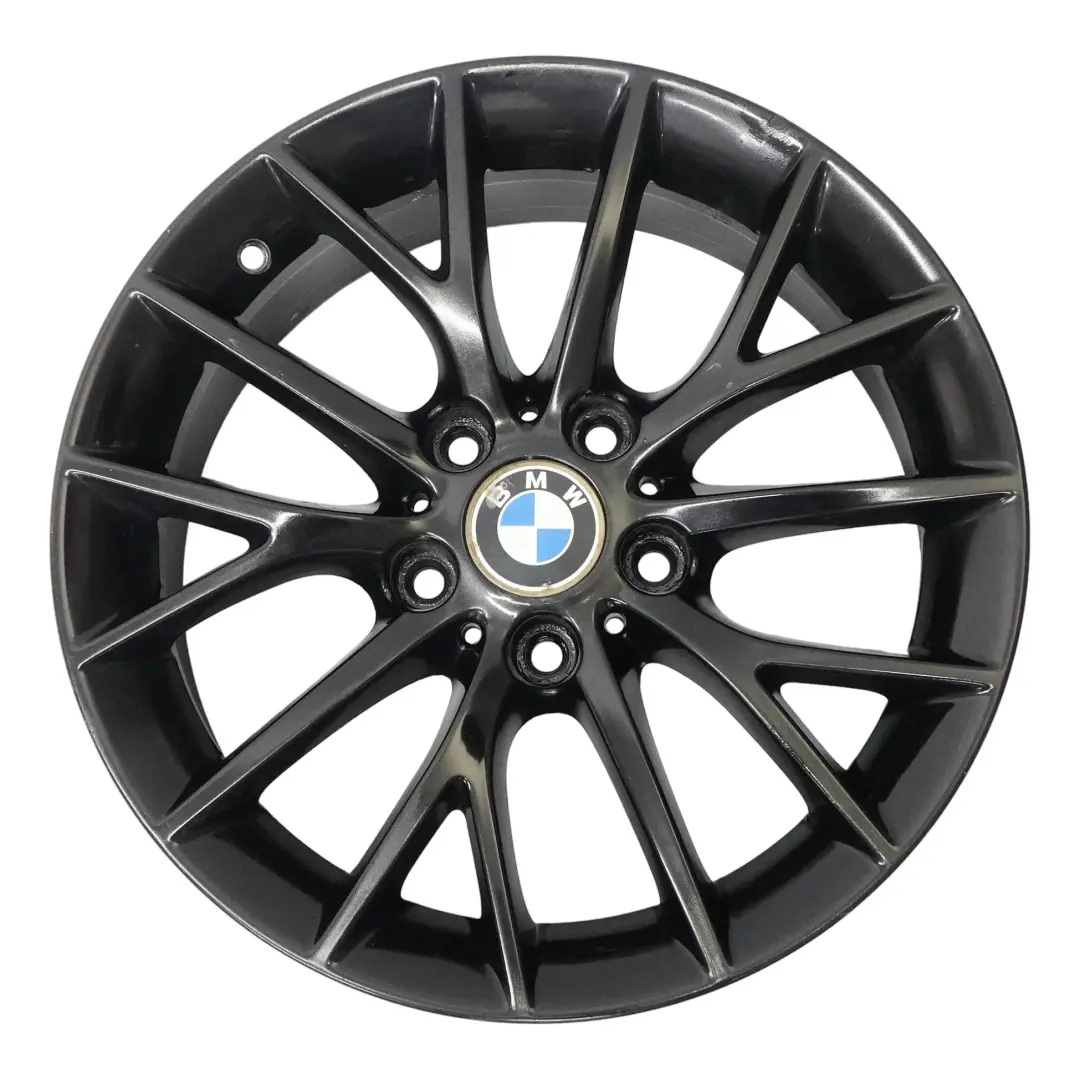 BMW F20 F21 F22 F23 Jante Alliage Noir 17" 7J ET:40 Y-Spoke 380 - SKU 6796205-5 - Numéro de pièce 6796205