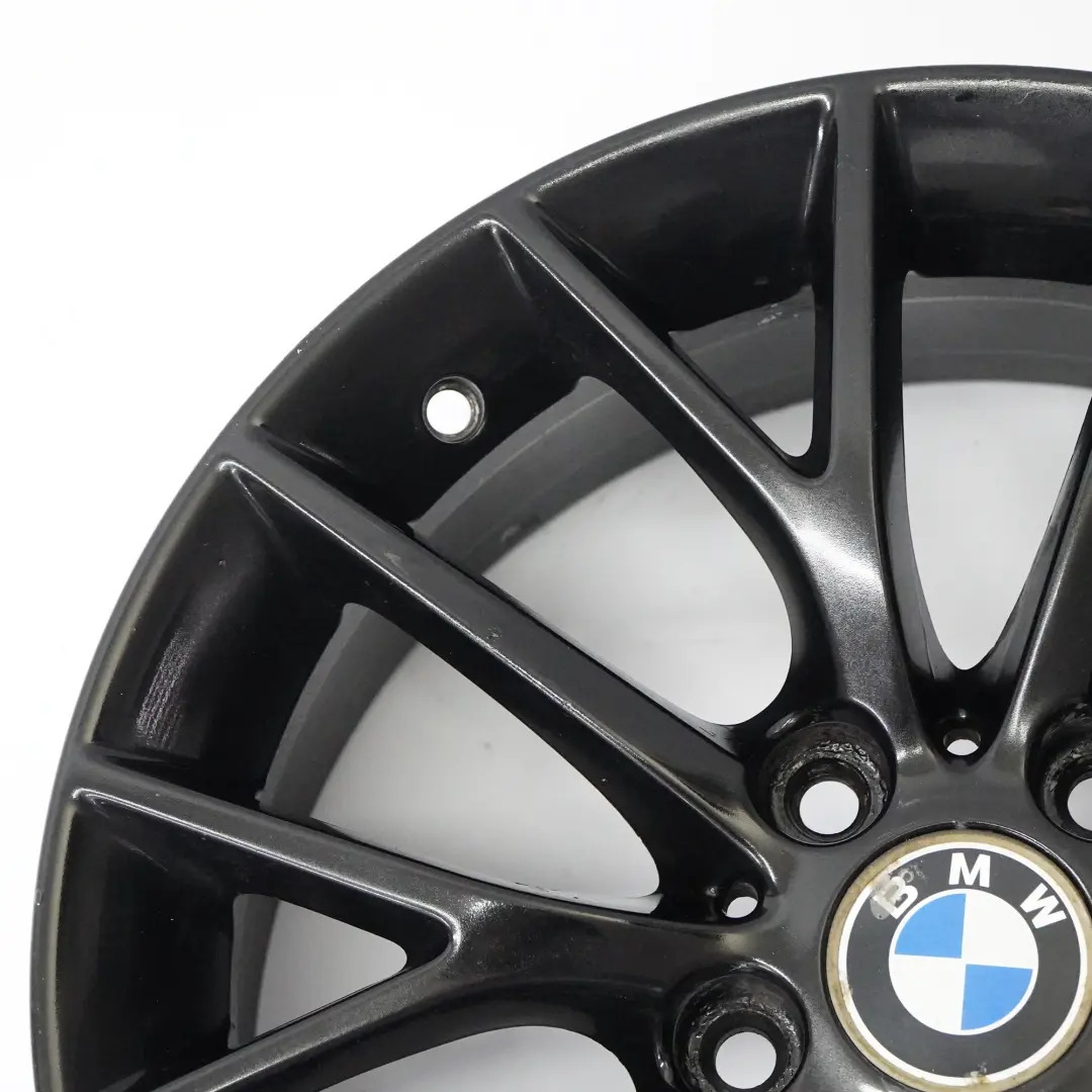 Llanta de aleación negra 17" 7J ET:40 Y-Spoke 380 para BMW F20 F21 F22 F23 con número de pieza 6796205 BMW F20 F21 F22 F23 Llanta de aleación negra 17" 7J ET:40 Y-Spoke 380 - SKU 6796205-5 - Número de pieza 6796205