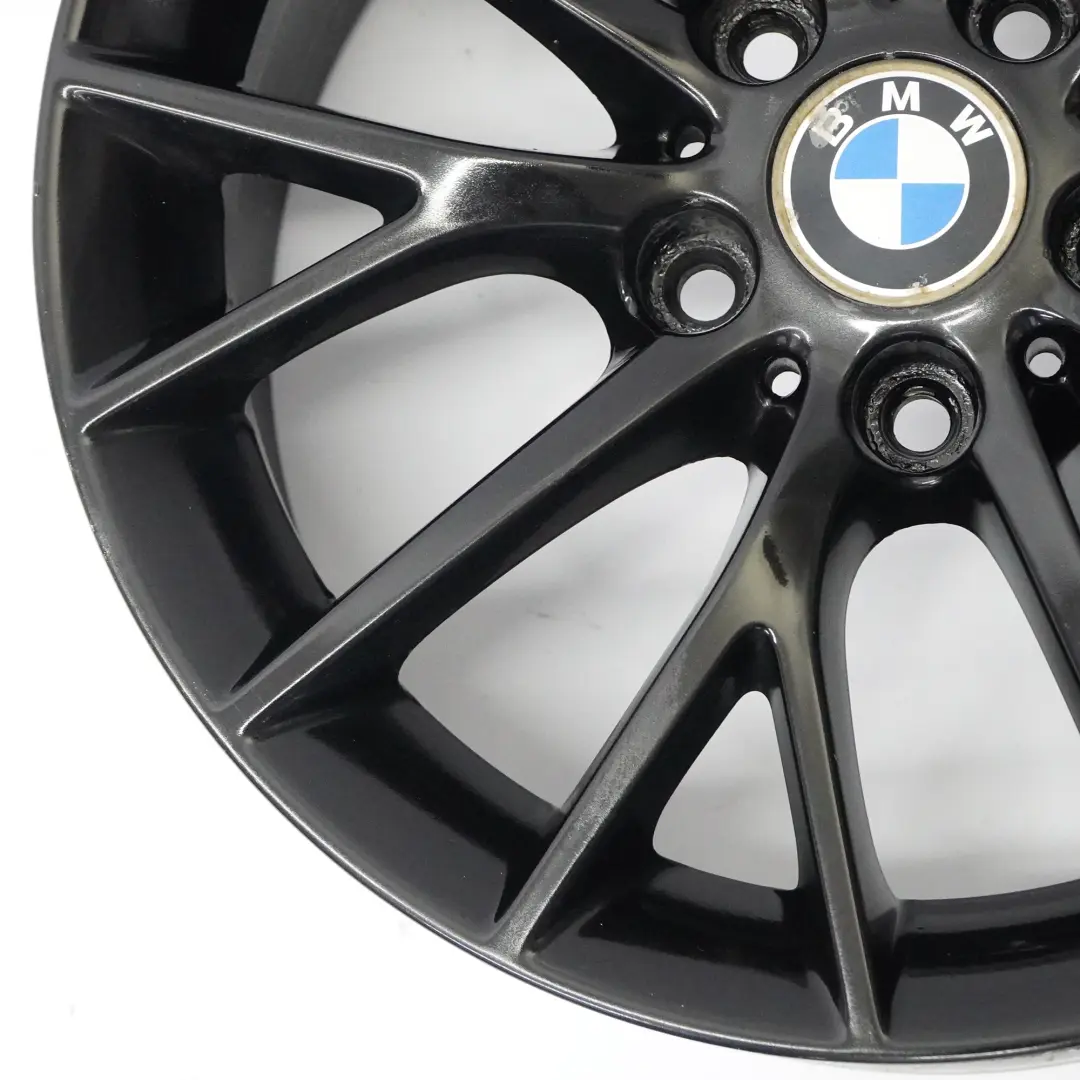 BMW F20 F21 F22 F23 Jante Alliage Noir 17" 7J ET:40 Y-Spoke 380 - SKU 6796205-5 - Numéro de pièce 6796205