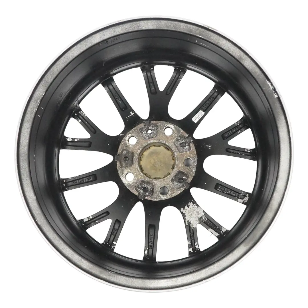 BMW F20 F21 F22 F23 Black Wheel Alloy Rim 17" 7J ET:40 Y-Spoke 380 - SKU 6796205-6 - Part number 6796205