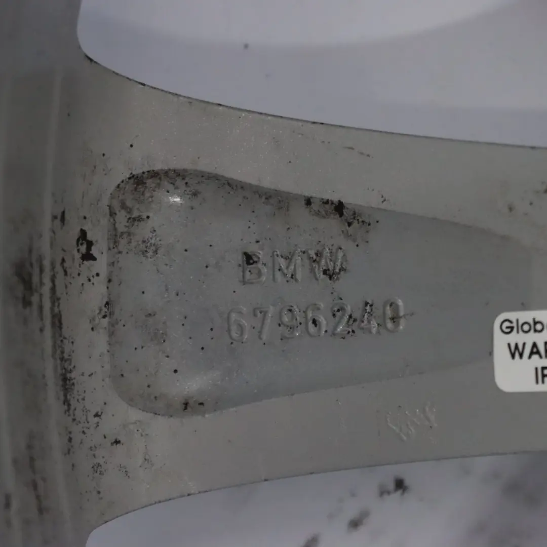 Alloy Wheel Rim 17" V Spoke 413 7,5J ET:37 to BMW F30 F31 F32 Silver with Part number 6796240 BMW F30 F31 F32 Silver Alloy Wheel Rim 17" V Spoke 413 7,5J ET:37 - SKU 6796240-3 - Part number 6796240