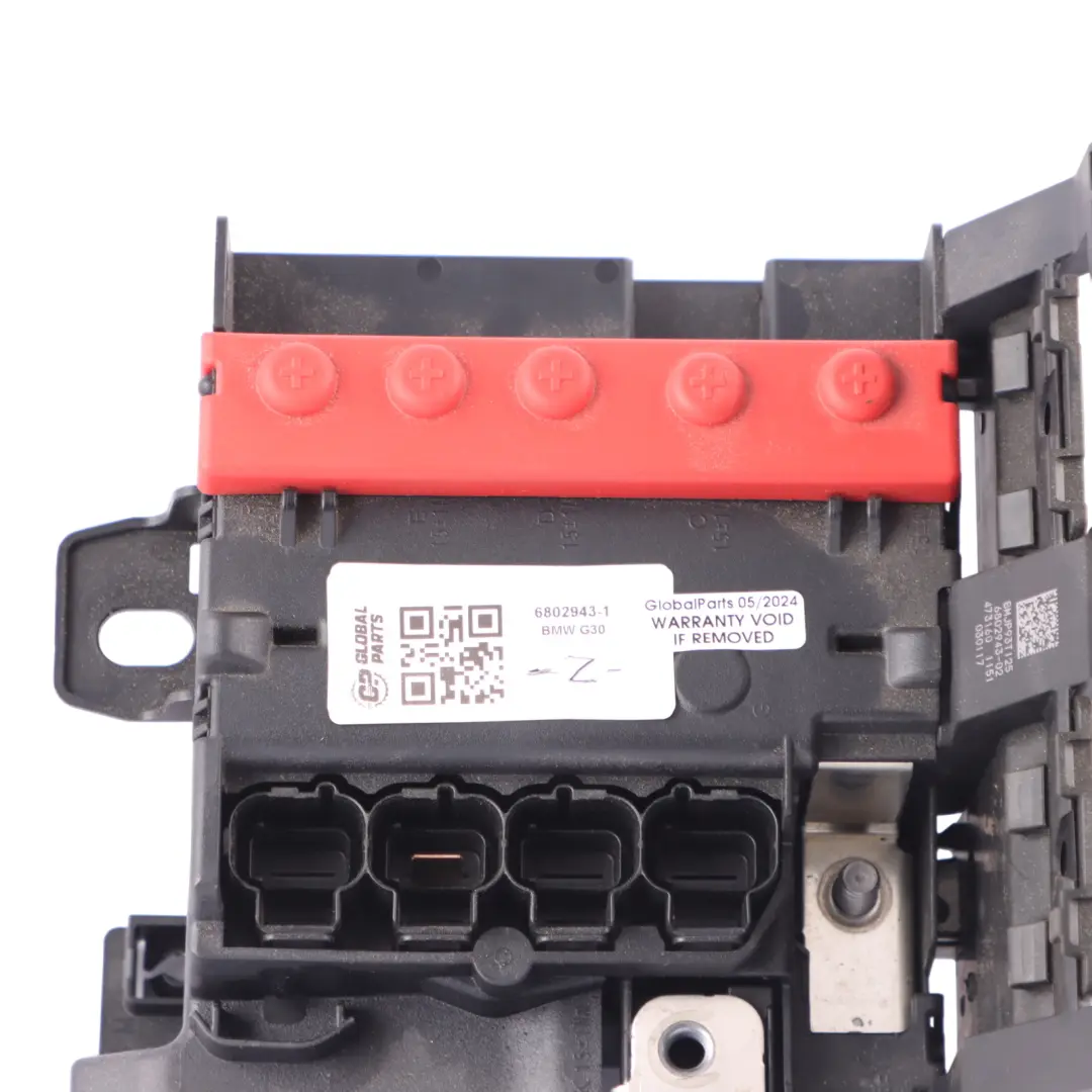 Positive Fuse Battery Distribution Terminal Rear to Battery Box BMW G30 G31 with Part number 6802943 Battery Box BMW G30 G31 Positive Fuse Battery Distribution Terminal Rear - SKU 6802943-1 - Part number 6802943