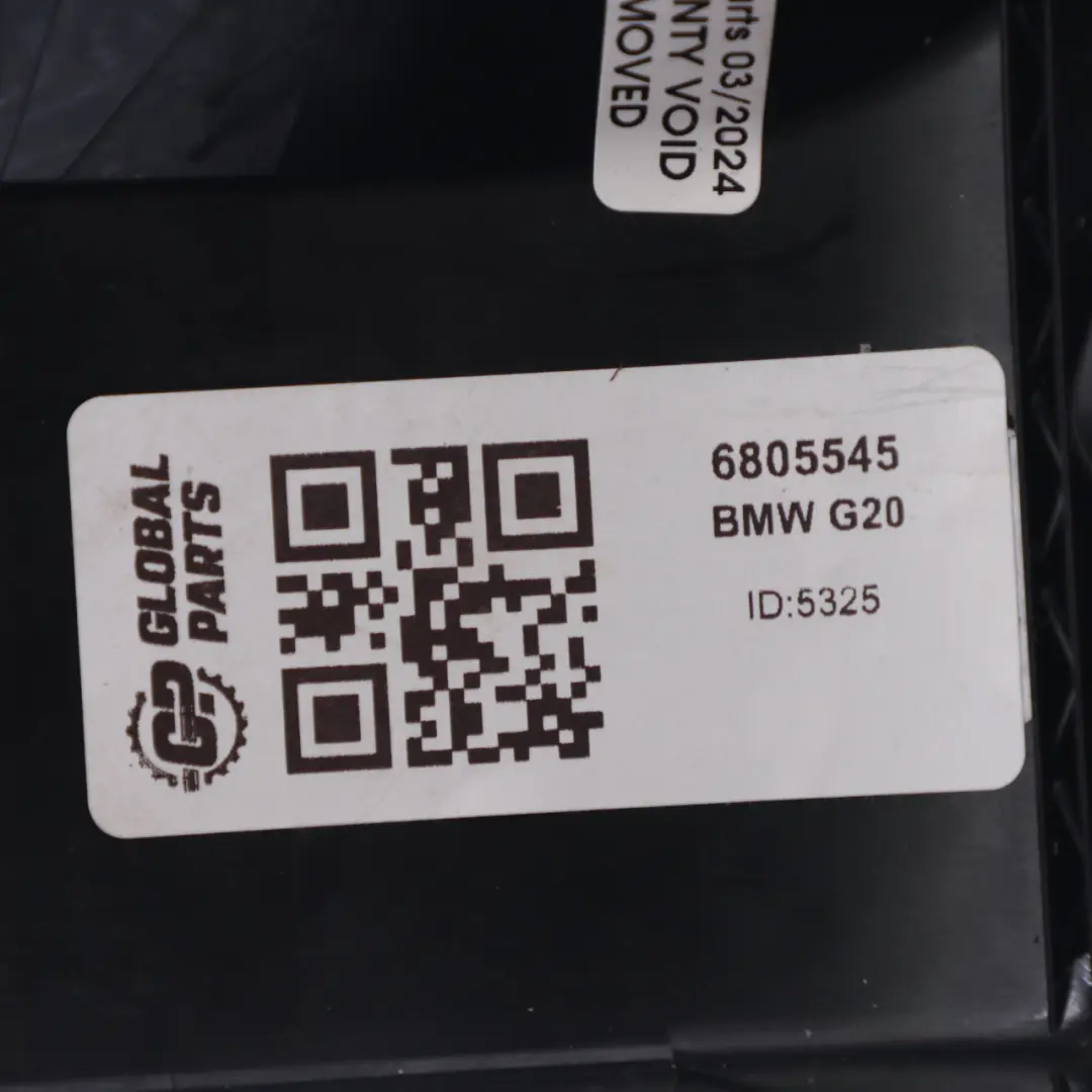 Embellecedor Columna Dirección BMW G20 Embellecedor Tapa Superior Negro para con número de pieza 6805545 Embellecedor Columna Dirección BMW G20 Embellecedor Tapa Superior Negro - SKU 6805545 - Número de pieza 6805545
