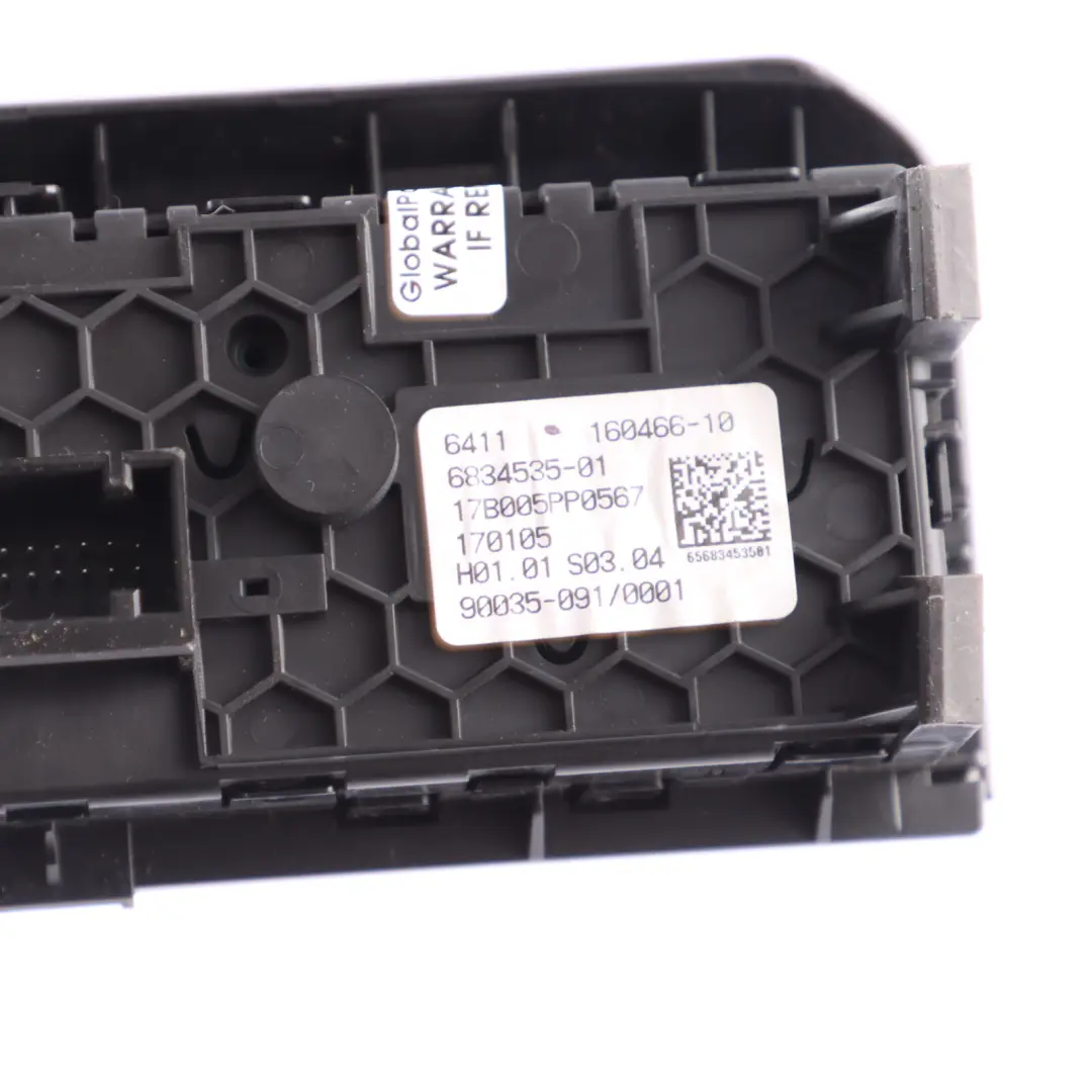 BMW G30 Air Condition Climate Control Switch Unit Panel 6834535 - SKU 6834535  - Part number 6834535 
