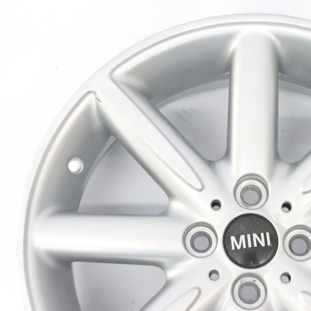 Alloy Wheel Rim 17" ET:48 7J to Mini Cooper One R55 R56 R57 R58 Silver with Part number 6850503 Mini Cooper One R55 R56 R57 R58 Silver Alloy Wheel Rim 17" ET:48 7J - SKU 6850503-2 - Part number 6850503