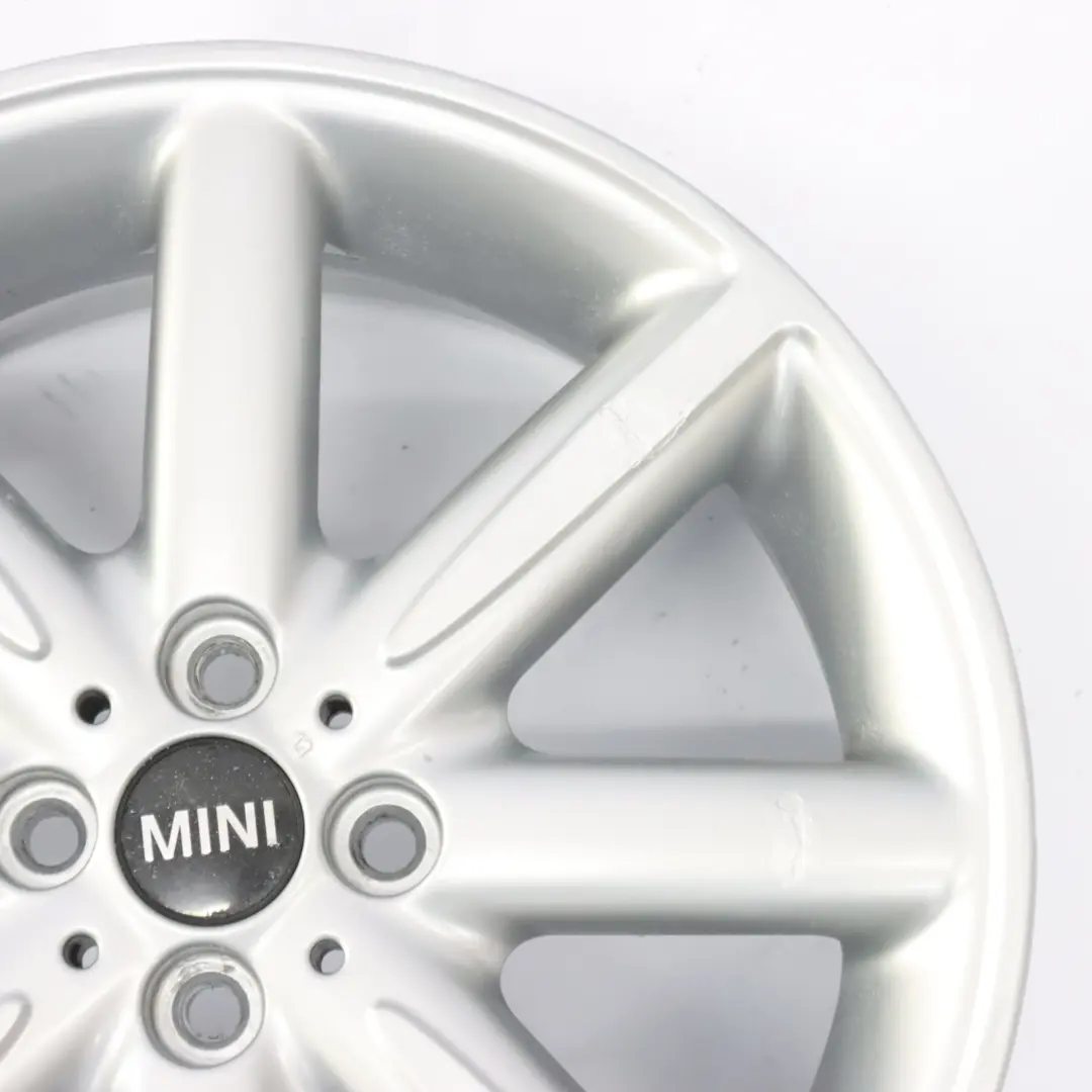 Cerchio in lega argento 17" ET:48 7J per Mini Cooper One R55 R56 R57 R58 con numero di parte 6850503 Mini Cooper One R55 R56 R57 R58 Cerchio in lega argento 17" ET:48 7J - SKU 6850503-2 - Numero di parte 6850503