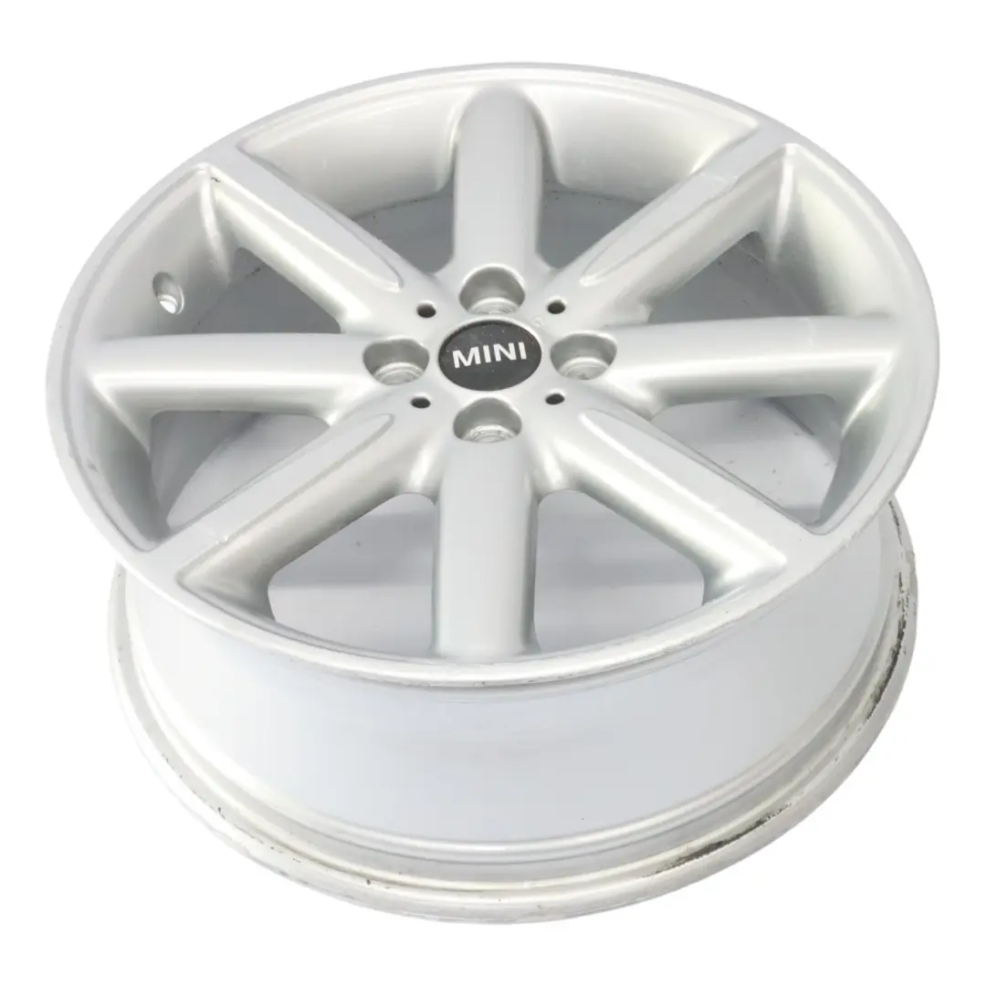 Jante alliage argentée 17" ET:48 7J pour Mini Cooper One R55 R56 R57 R58 à propos du numéro de pièce 6850503 Mini Cooper One R55 R56 R57 R58 Jante alliage argentée 17" ET:48 7J - SKU 6850503-2 - Numéro de pièce 6850503