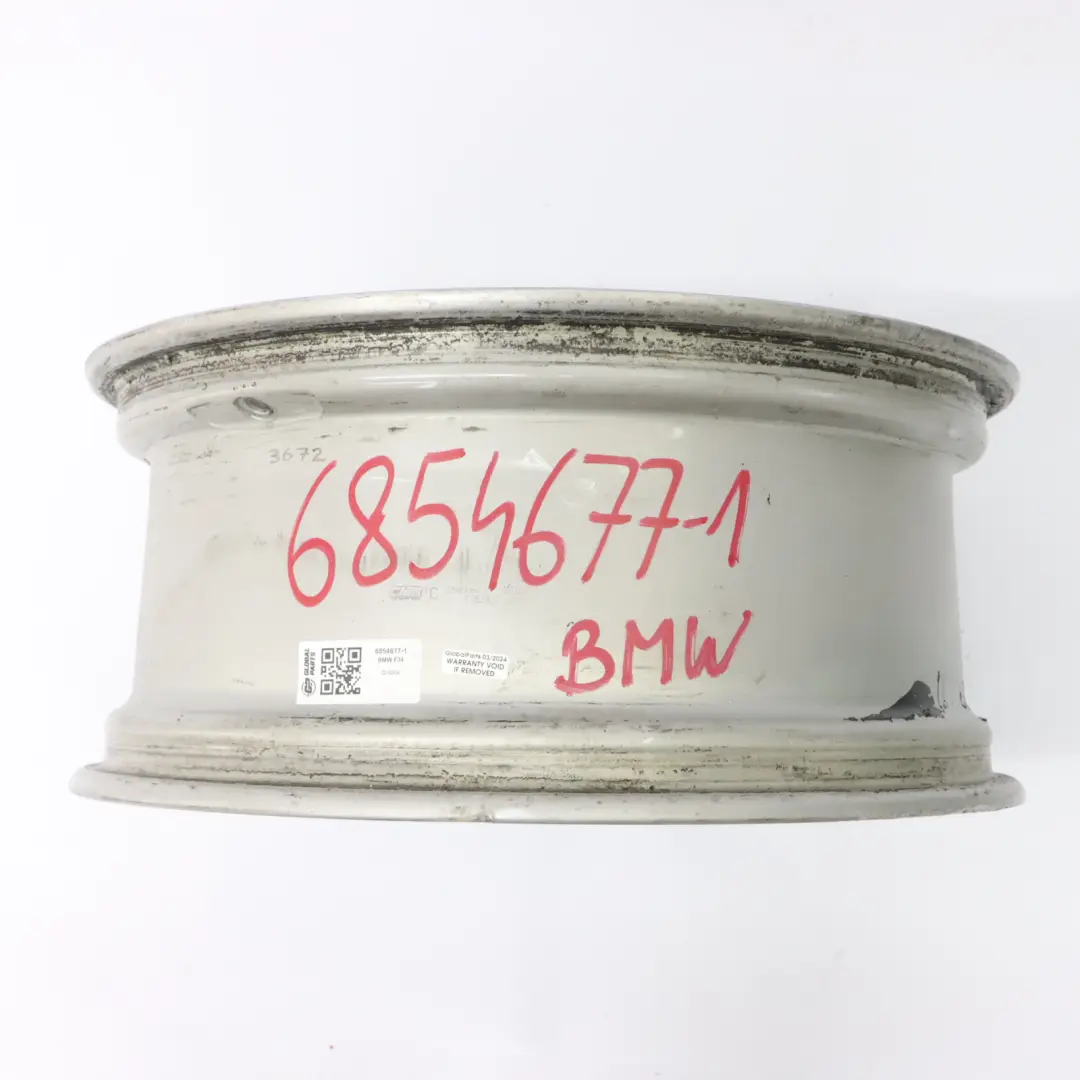 BMW F34 Argento Cerchio anteriore lega 19" Turbine Styling 389 8J ET:30 - SKU 6854677-1 - Numero di parte 6854677