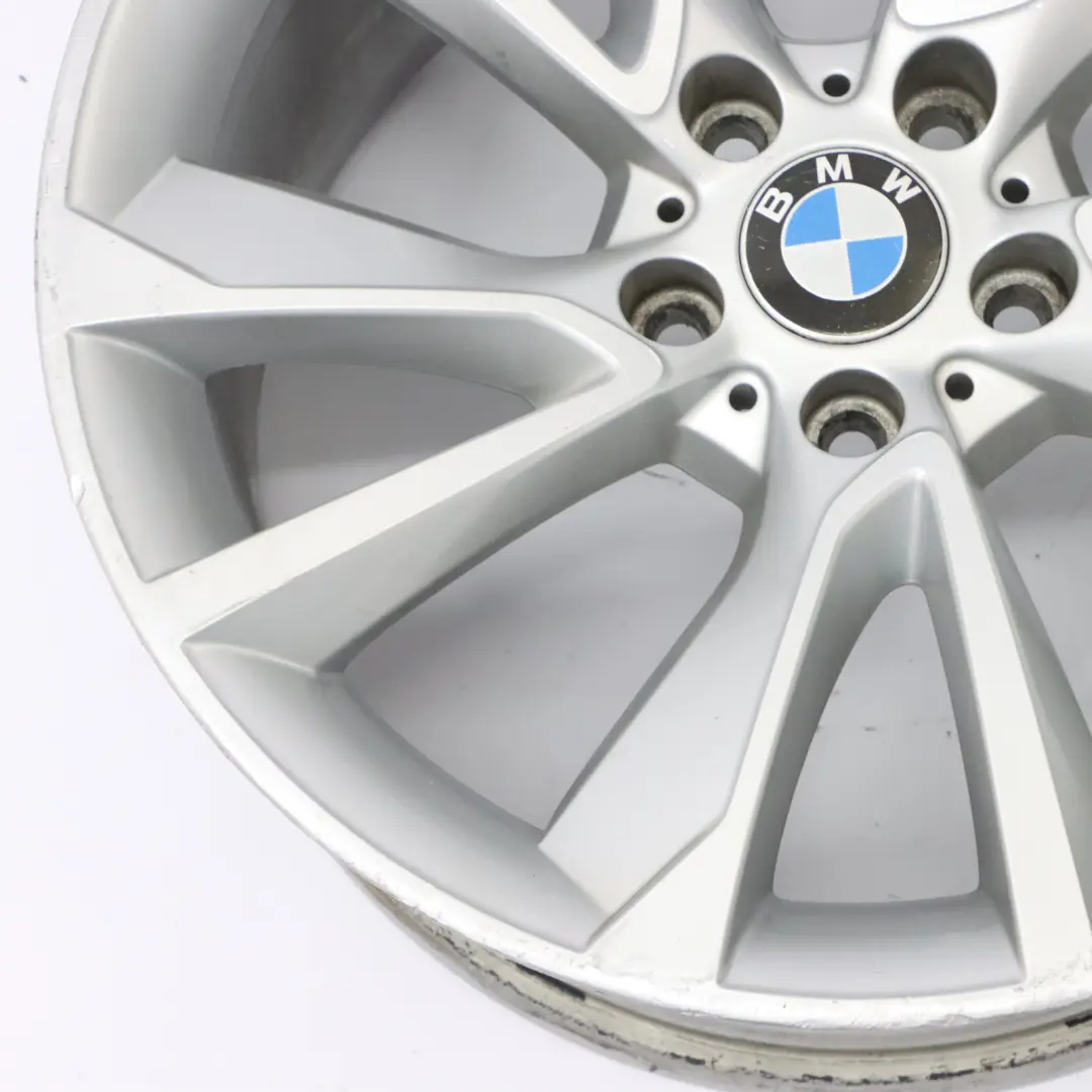 Alloy Rim 19" Turbine Styling 389 9J ET:42 to BMW F34 GT Silver Rear Wheel with Part number 6854678 BMW F34 GT Silver Rear Wheel Alloy Rim 19" Turbine Styling 389 9J ET:42 - SKU 6854678-1 - Part number 6854678