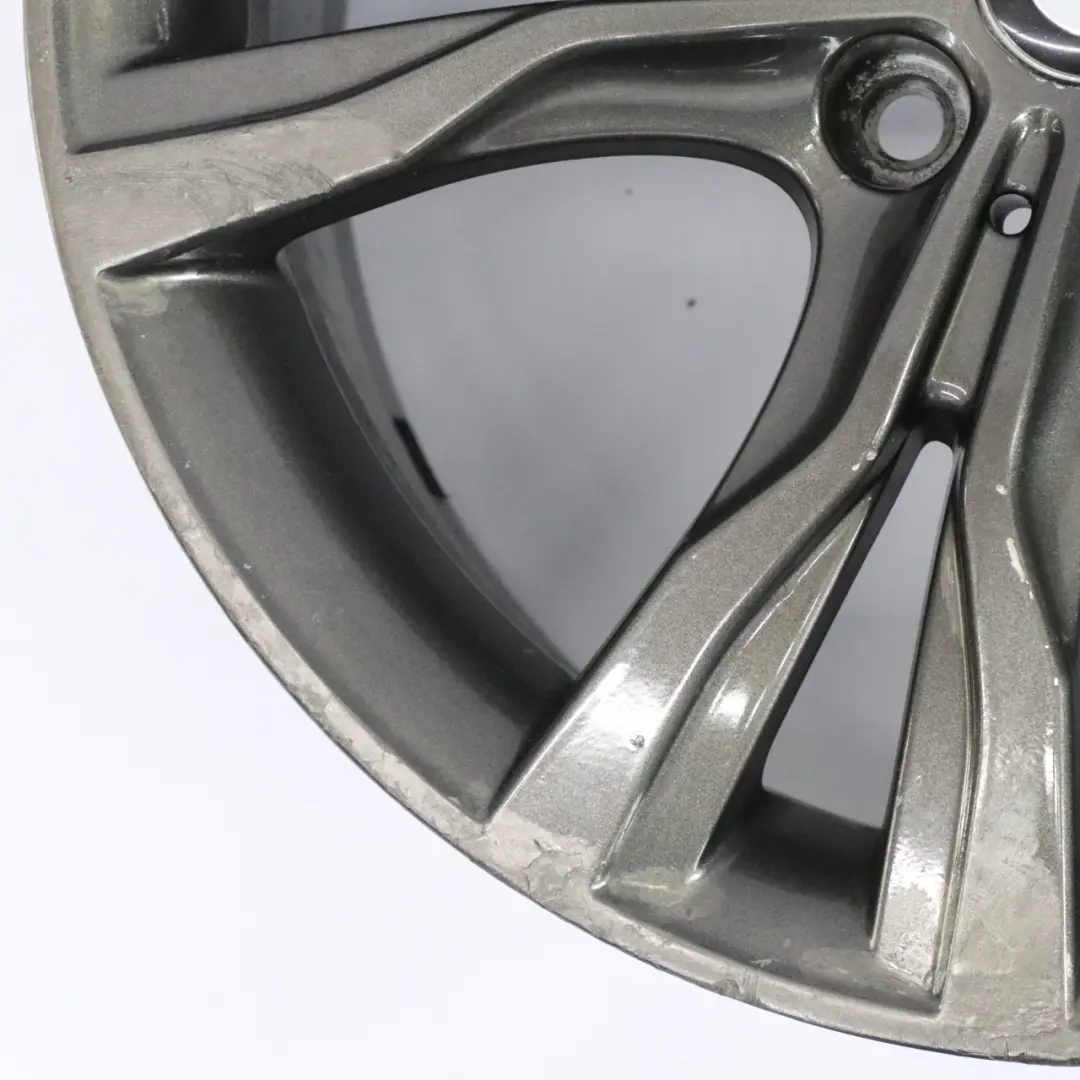 Ferric Grey Alloy Wheel Rim 18" Y Spoke 484 ET:57 8J to BMW F45 F46 with Part number 6855093 BMW F45 F46 Ferric Grey Alloy Wheel Rim 18" Y Spoke 484 ET:57 8J - SKU 6855093-2 - Part number 6855093